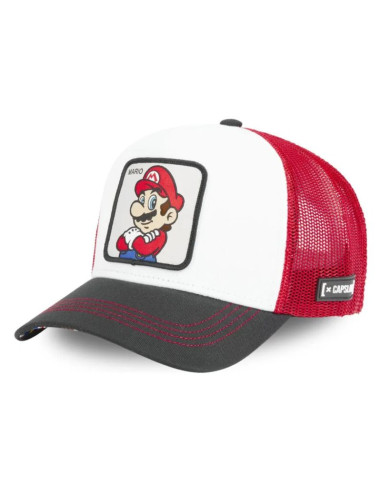 Czapka z daszkiem capslab super mario bros trucker - cl/smb/1/marb