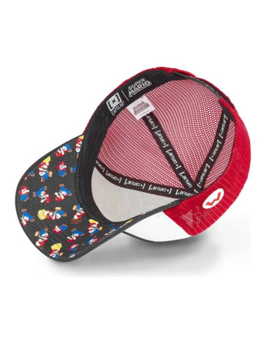 Czapka z daszkiem capslab super mario bros trucker - cl/smb/1/marb