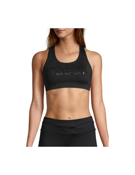 Stanik sportowy casall iconic wool sports bra czarny