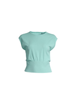 Koszulka casall seamless graphical rib tee miętowy 2