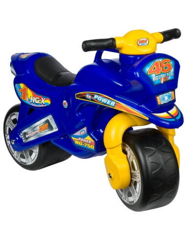 Motorek biegowy jeździk speed enero 68x29x49/32cm żółto niebieski