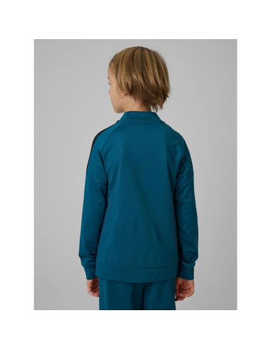 Bluza sportowa regular bez kaptura chłopięca 4f 4fjrss26tfswm0991-46s