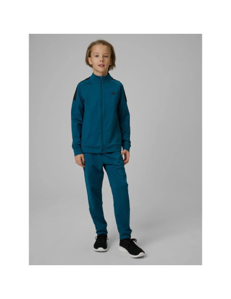 Bluza sportowa regular bez kaptura chłopięca 4f 4fjrss26tfswm0991-46s