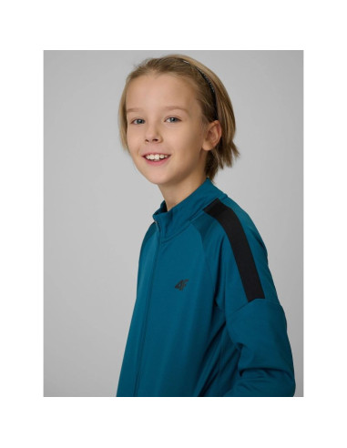 Bluza sportowa regular bez kaptura chłopięca 4f 4fjrss26tfswm0991-46s