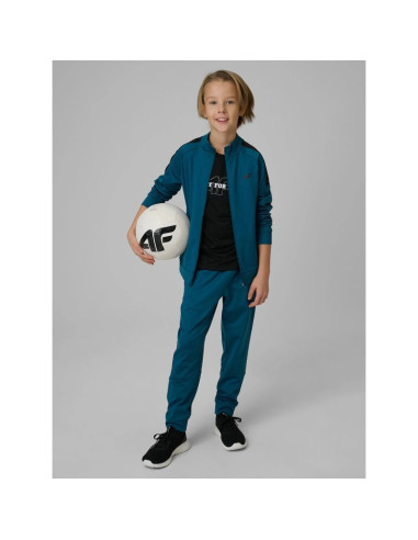 Bluza sportowa regular bez kaptura chłopięca 4f 4fjrss26tfswm0991-46s