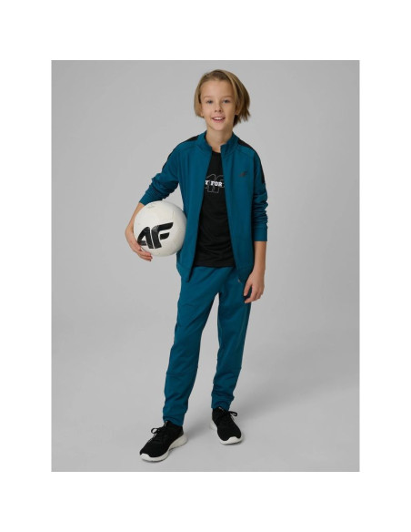 Bluza sportowa regular bez kaptura chłopięca 4f 4fjrss26tfswm0991-46s