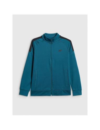 Bluza sportowa regular bez kaptura chłopięca 4f 4fjrss26tfswm0991-46s