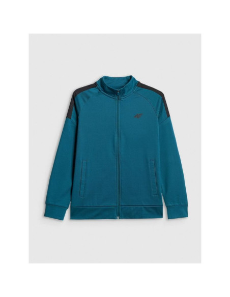 Bluza sportowa regular bez kaptura chłopięca 4f 4fjrss26tfswm0991-46s