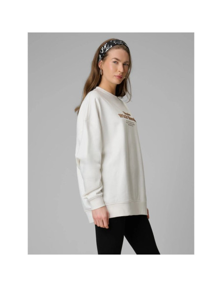 Bluza dresowa oversize bez kaptura damska 4f 4frss26tswsf2993-11s