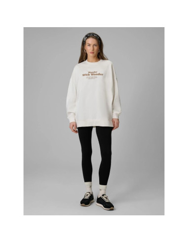 Bluza dresowa oversize bez kaptura damska 4f 4frss26tswsf2993-11s