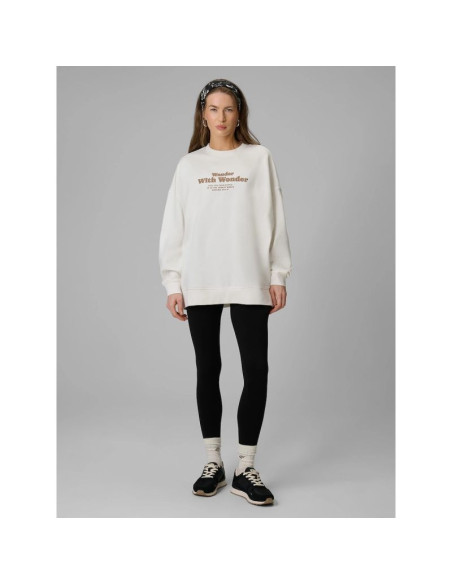 Bluza dresowa oversize bez kaptura damska 4f 4frss26tswsf2993-11s