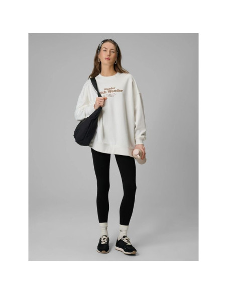 Bluza dresowa oversize bez kaptura damska 4f 4frss26tswsf2993-11s
