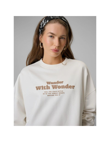 Bluza dresowa oversize bez kaptura damska 4f 4frss26tswsf2993-11s
