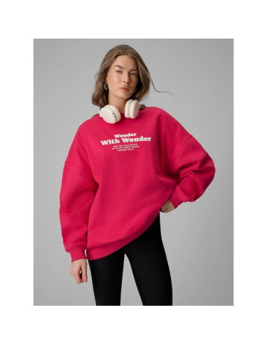 Bluza dresowa oversize bez kaptura damska 4f 4frss26tswsf2993-53s