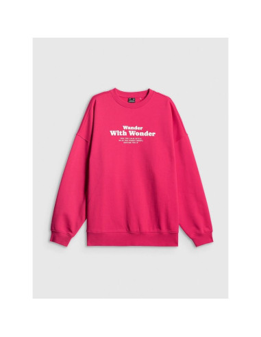 Bluza dresowa oversize bez kaptura damska 4f 4frss26tswsf2993-53s