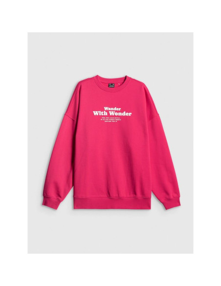 Bluza dresowa oversize bez kaptura damska 4f 4frss26tswsf2993-53s