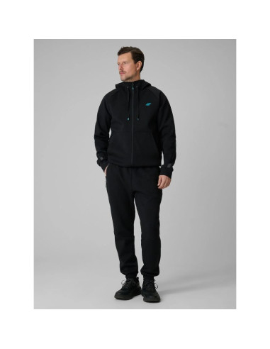 Bluza dresowa regular z kapturem męska 4f 4frss26tswsm2974-20s