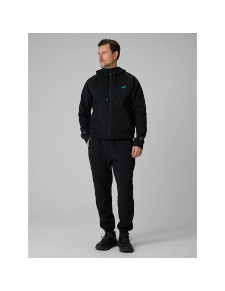 Bluza dresowa regular z kapturem męska 4f 4frss26tswsm2974-20s