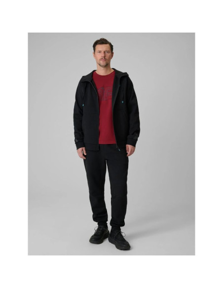 Bluza dresowa regular z kapturem męska 4f 4frss26tswsm2974-20s