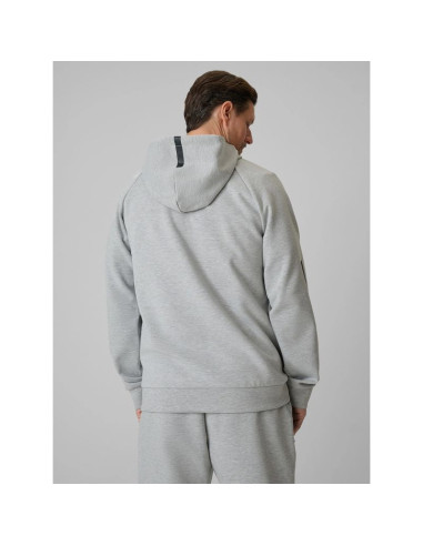 Bluza dresowa regular z kapturem męska 4f 4frss26tswsm2974-27m