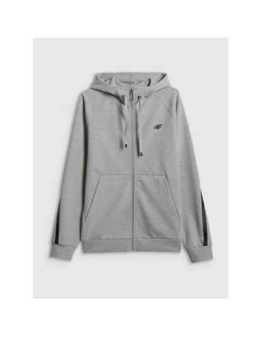 Bluza dresowa regular z kapturem męska 4f 4frss26tswsm2974-27m