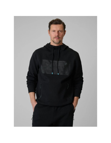 Bluza dresowa regular z kapturem męska 4f 4frss26tswsm2975-20s