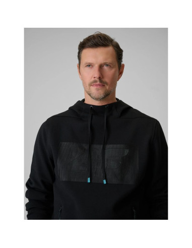 Bluza dresowa regular z kapturem męska 4f 4frss26tswsm2975-20s