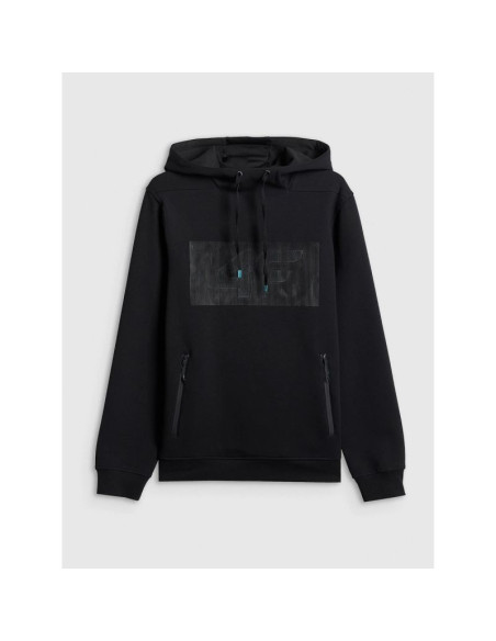 Bluza dresowa regular z kapturem męska 4f 4frss26tswsm2975-20s