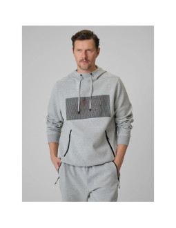 Bluza dresowa regular z kapturem męska 4f 4frss26tswsm2975-20s