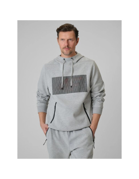 Bluza dresowa regular z kapturem męska 4f 4frss26tswsm2975-20s