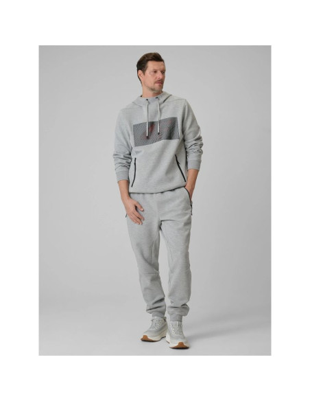 Bluza dresowa regular z kapturem męska 4f 4frss26tswsm2975-20s