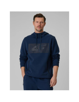Bluza dresowa regular z kapturem męska 4f 4frss26tswsm2975-20s