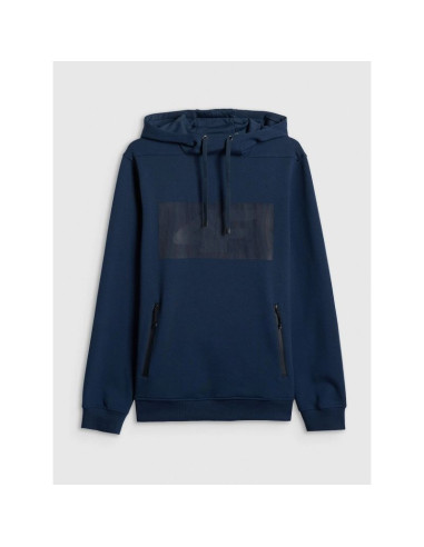Bluza dresowa regular z kapturem męska 4f 4frss26tswsm2975-20s