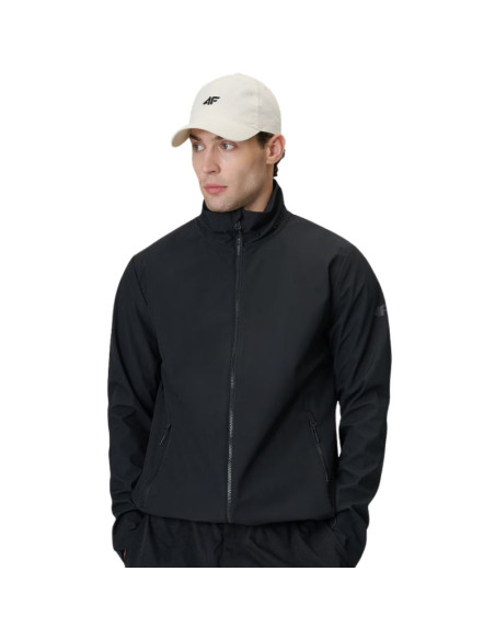 Kurtka męska softshell 4f m548 głęboka czerń 4fwss26tsofm548 20s