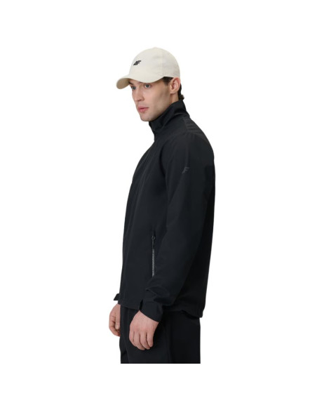 Kurtka męska softshell 4f m548 głęboka czerń 4fwss26tsofm548 20s