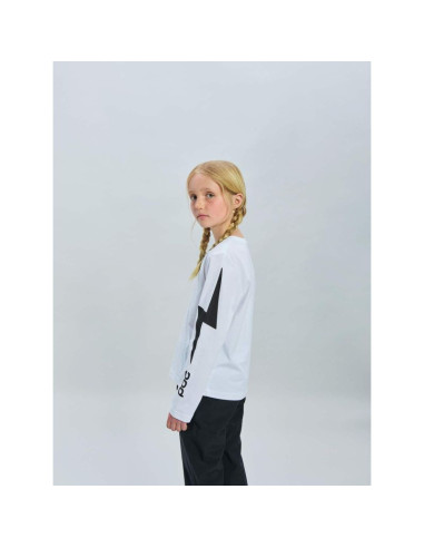 Koszulka poc l/s tee jr biały
