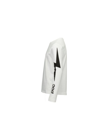 Koszulka poc l/s tee jr biały