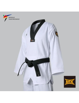 Dobok do taekwondo mtx 2 black - atest world taekwondo (wt) | mooto 2