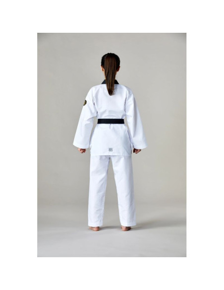 Dobok do taekwondo mtx 2 black - atest world taekwondo (wt) | mooto