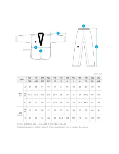 Dobok do taekwondo mtx 2 black - atest world taekwondo (wt) | mooto