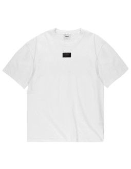 Prosto jacquard label t-shirt kl261mtee1041 białe l