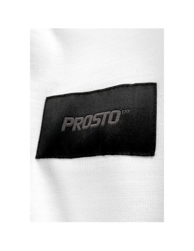 Prosto jacquard label t-shirt kl261mtee1041 białe l