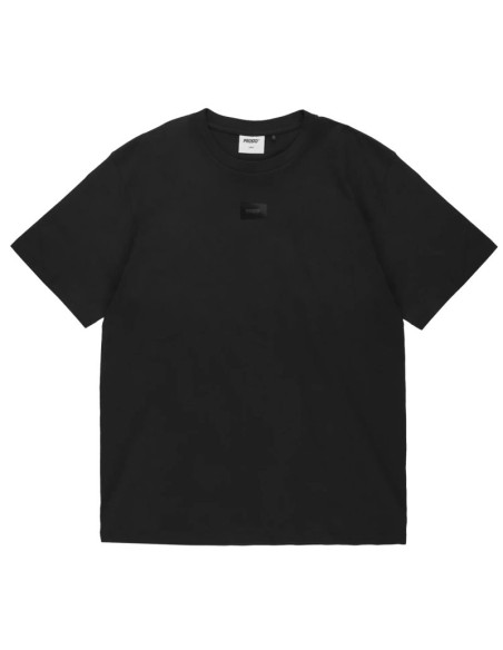 Prosto jacquard label t-shirt kl261mtee1042 czarne l