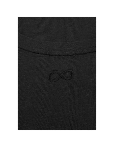 Prosto jacquard label t-shirt kl261mtee1042 czarne l