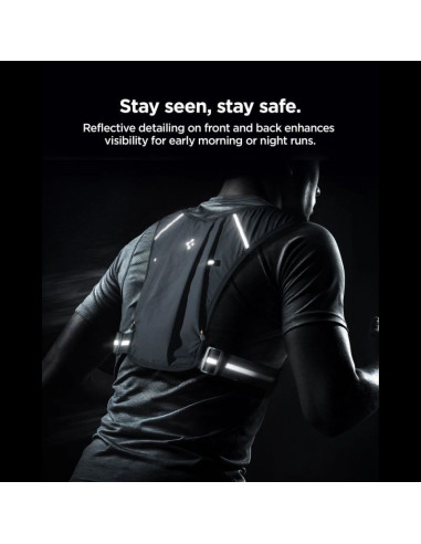 Kamizelka do biegania spigen a720 dynamic shield l-xl - czarna