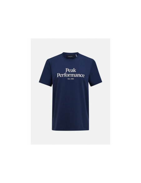 Koszulka męska peak performance m original tee kolor granatowy