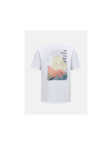 Koszulka męska peak performance m original graphic tee kolor biały