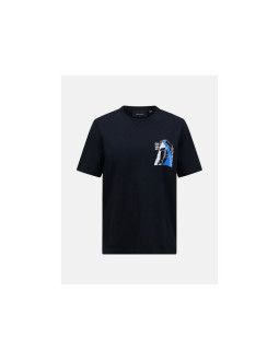 Koszulka męska peak performance m original graphic tee kolor czarny