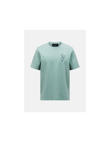 Koszulka męska peak performance m original graphic tee kolor zielony