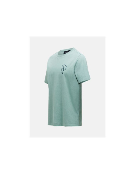 Koszulka męska peak performance m original graphic tee kolor zielony